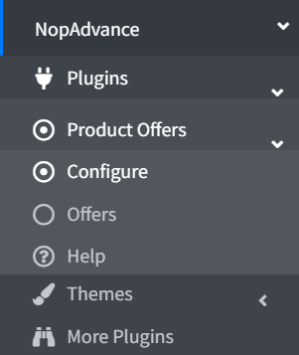 product offers plugin page